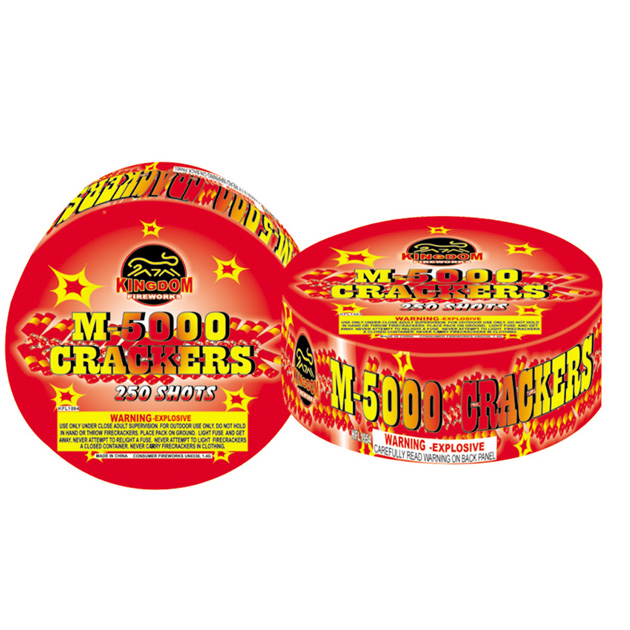 250 Shots M-5000 Crackers