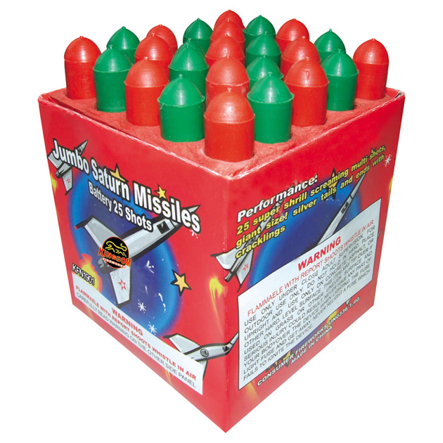 25 Shots Jumbo Saturn Missile