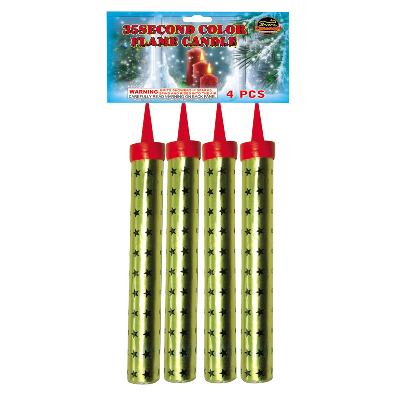 35Second Color Flame Candle