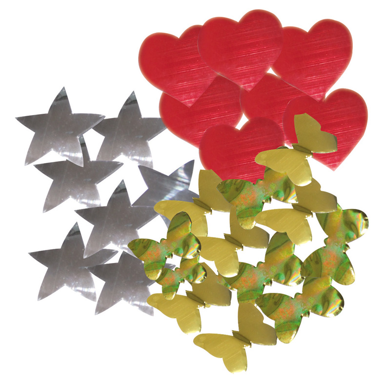 Metallic Abnormal Confetti Paper