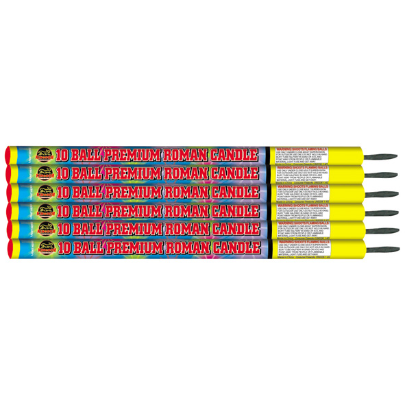 10 Ball Premium Roman Candle