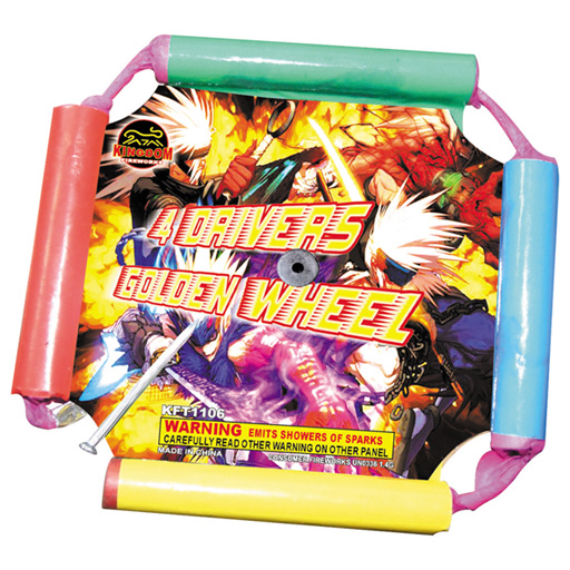 4 Drivers Golden Wheel