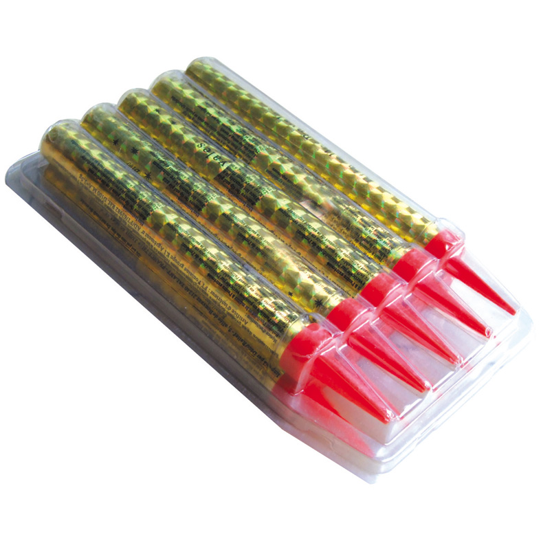 45Second Silver W/Color Pistil Candle