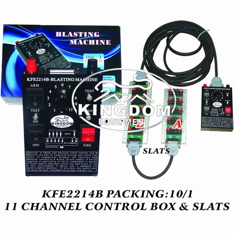 11 Channel Blasting Machine